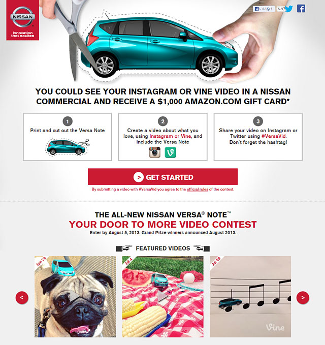 YOUR DOOR TO MORE VIDEO CONTESTキャンペーンサイト