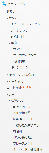 ABC分析導入前メニュー