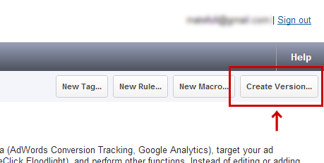 パブリッシュボタン